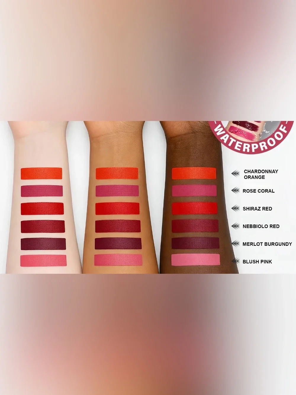 NWT Wine Lip Tint - Pink & Berry Shades